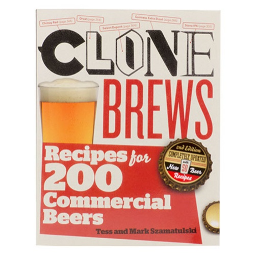 Clone Brews book by Tess and Mark Szamutulski. 